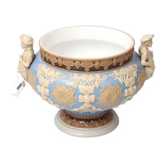 Painted Flowerpot, 1890s For Sale