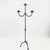 2020s Hand Forged Iron Floor Candelabra 47.5″ (121cm) Antique Copper Patina 3-Arm Infinity Loop Design Classic Candle Holder For Sale - Image 5 of 7