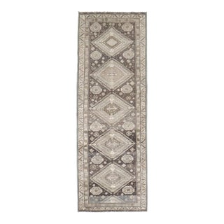 Brown Geometric Malayer Runner For Sale