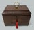 Antique English Wooden Georgian Chippendale Triple Tea Caddy 18c Irish Provenance For Sale - Image 4 of 11