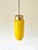 Mid-Century Modern Yellow Pendant Light attributed to Vetreria Vistosi Murano, 1960s For Sale - Image 9 of 15
