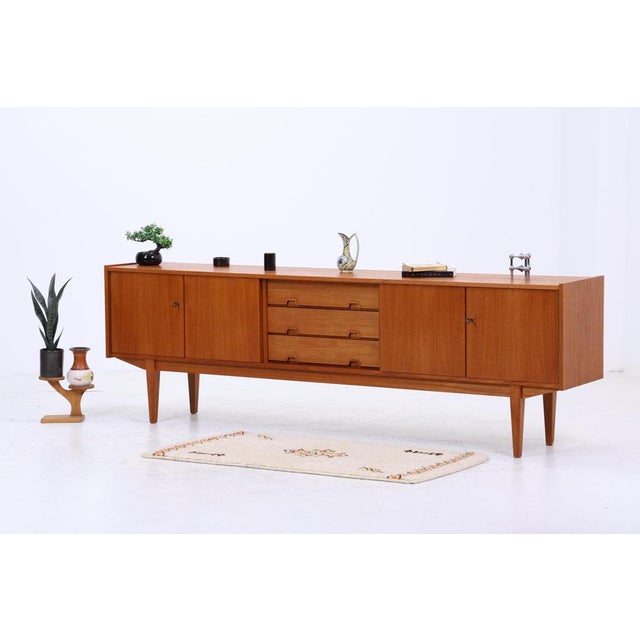 Mid-Century Danish Teak Sideboard, 1960s For Sale - Image 3 of 15