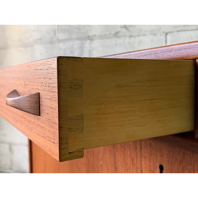 Teak Mid Century Modern Credenza by Ulferts, Made in Sweden, C. 1960's For Sale - Image 9 of 14