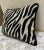 2010s Beaded Black and White Decor Pillow Accent Cushion For Sale - Image 5 of 6