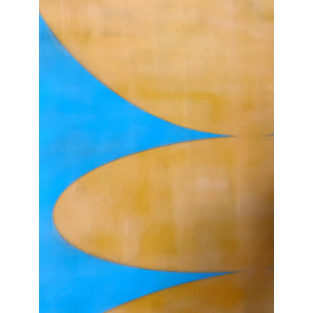 2020s Original Encaustic Mixed Media Painting by Gina Cochran - "Colonel Mustard" For Sale - Image 5 of 6