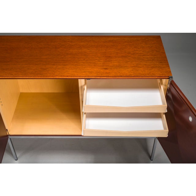 Diamond Point Mahogany Sideboard by Antoine Philippon & Jacqueline Lecoq for Behr, 1964 For Sale - Image 10 of 18