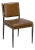 Wooster Dining Chair, Brown For Sale