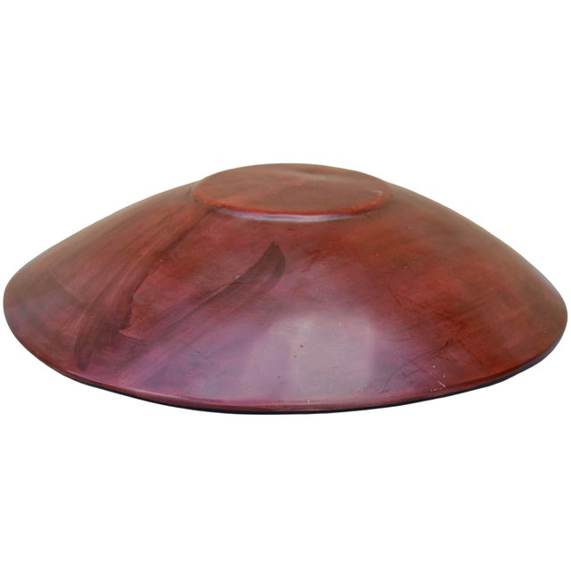 Late 20th Century Vintage Large Handmade West-African Patterned Soapstone Accent Bowl For Sale - Image 5 of 5