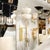 Modernist Hand-Blown Murano Glass Reverse Dome Form Brushed Brass Sconces For Sale - Image 13 of 18