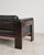 Bastiano Two-Seater Sofa in Mahogany and Black Leather by Afra and Tobia Scarpa for Gavina, Italy, 1960s For Sale - Image 18 of 18