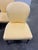 Late 20th Century Elegant Set of 4 Vintage Yellow Upholstered Game/ Dining Chairs For Sale - Image 5 of 15