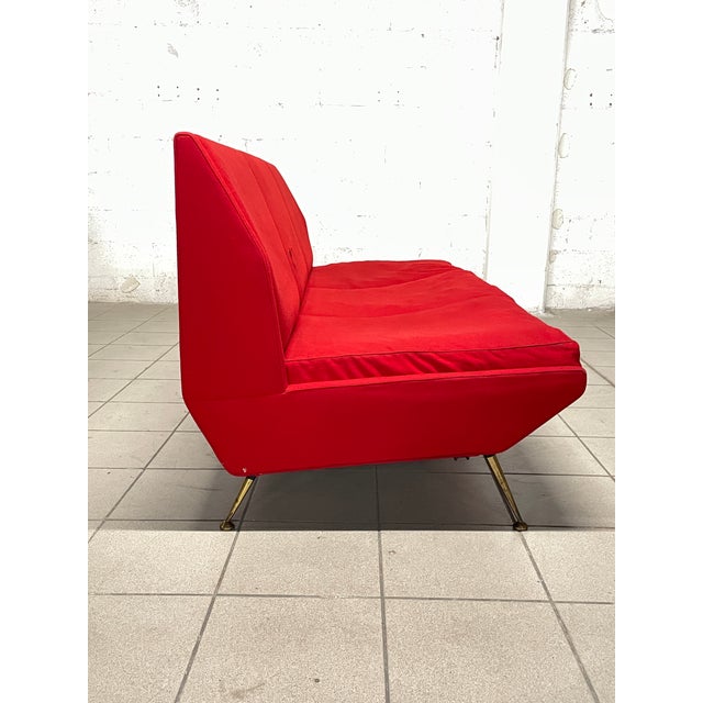 Italian Fabric Sofa, 1960s For Sale - Image 10 of 18