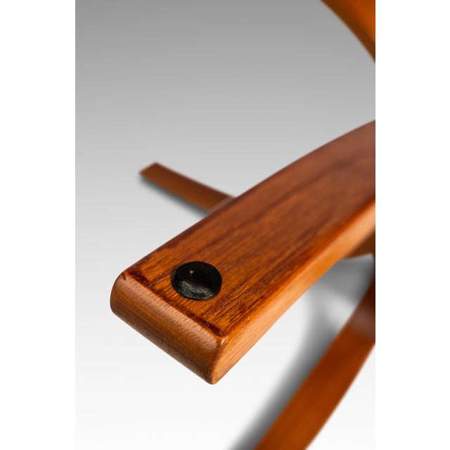 Mid-Century Scandinavian Modern "Siesta" Coffee Table W/ Glass Top Attrributed to Ingmar Relling for Westnofa, Norway, C. 1970s For Sale - Image 15 of 18