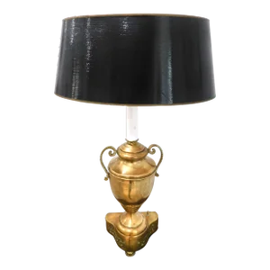 Vintage Monumental Urn Style Brass Table Lamp by Chapman