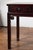Wood Chinese Antique Lacquered Wooden Desk with Four Drawers and Curling Scrolls For Sale - Image 7 of 12