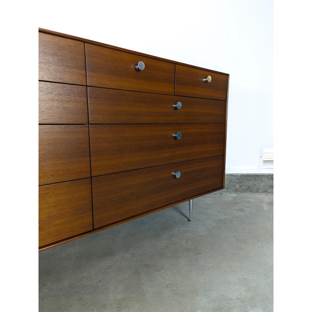 1950s Nelson "Thin Edge" Walnut Dresser for Herman Miller a