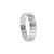 Modern Men’s Christian Dior Gem Collection 18k White Gold Band Ring, Size 10 For Sale - Image 3 of 8