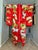 Vintage Red Brocade With Flying Cranes Japanese Ceremonial Kimono For Sale In Palm Springs - Image 6 of 18
