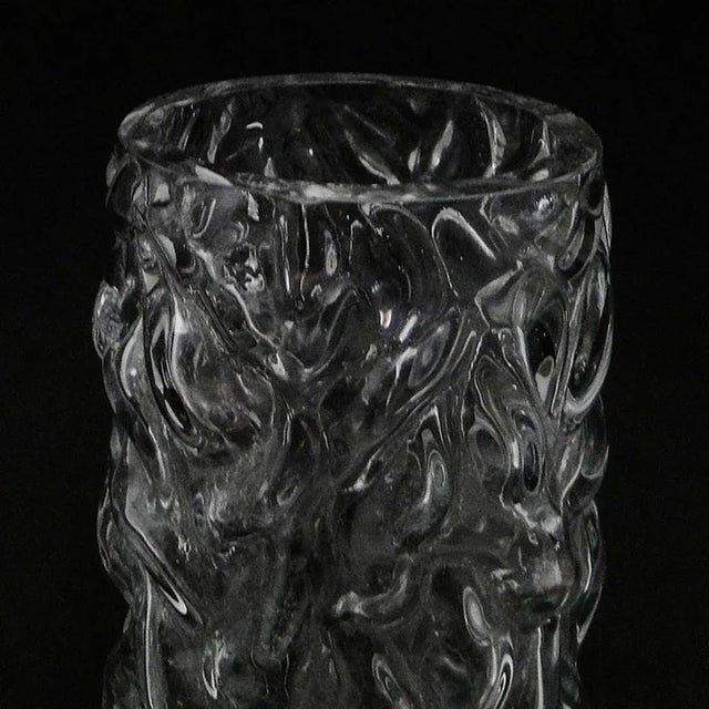 Glass Postmodern Vase from Hortensja Glasswork, Poland, 1970s For Sale - Image 7 of 8