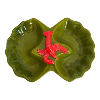 Ceramic Lobster Platter, California Pottery, 1970 For Sale