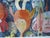 Paint Linda Morgan Colorful Abstract Contemporary Watercolor Painting Masks For Sale - Image 7 of 9