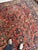 Red Antique Heriz Village Carpet Rare Camel Border with Coral Ground in Naive Harshang Design with Sickle Leaf Motif Rug 9.4 x 11.4 For Sale - Image 8 of 16