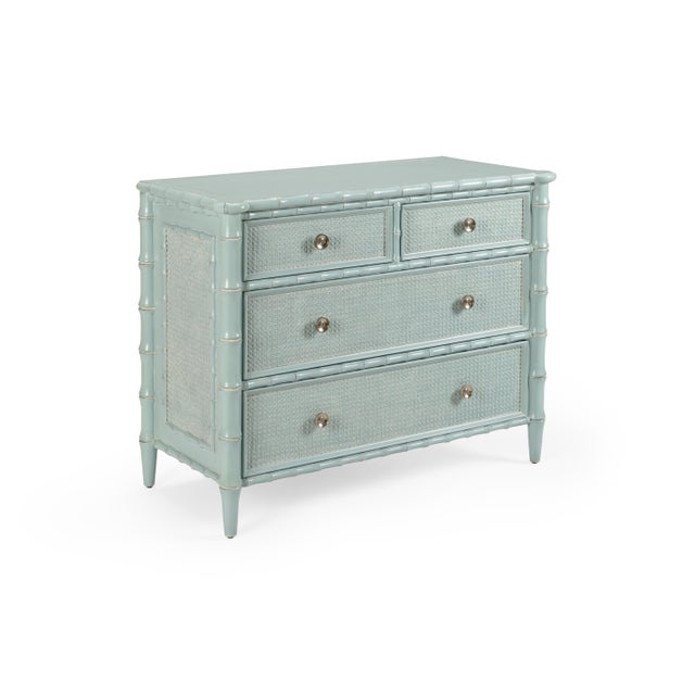 2010s Borneo Chest, Blue For Sale - Image 5 of 5