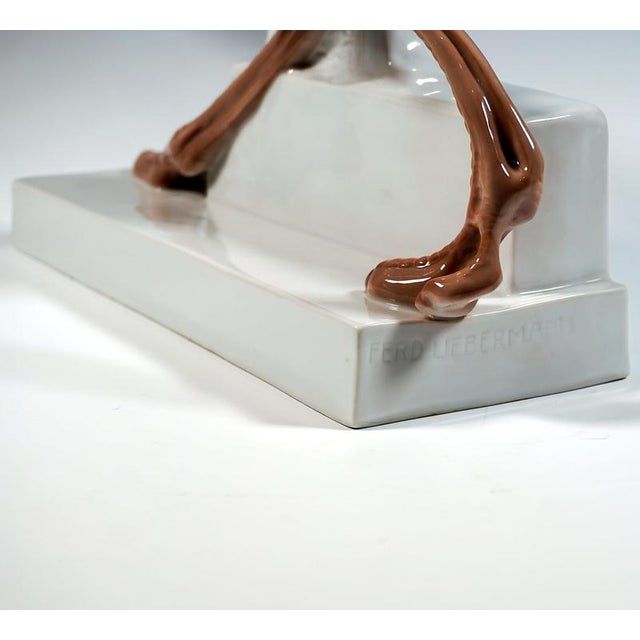 Nude on Ostrich in Porcelain from Rosenthal Selb, Germany, 1922 For Sale - Image 9 of 12
