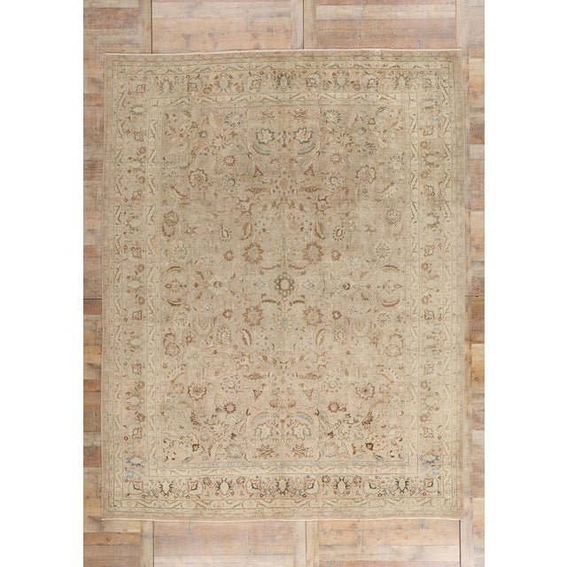 Antique Persian Tabriz Rug, 09'06 X 12'04 For Sale - Image 10 of 10