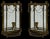 French 19th-C. French Napoleonic Brass & Curved Glass Mirrored Sconces Lion Mask - Pair For Sale - Image 3 of 8
