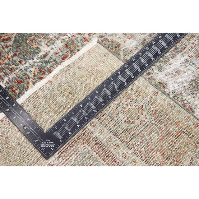 Early 20th Century Antique Persian Senneh Rug - 04'01 X 06'04 For Sale - Image 5 of 9