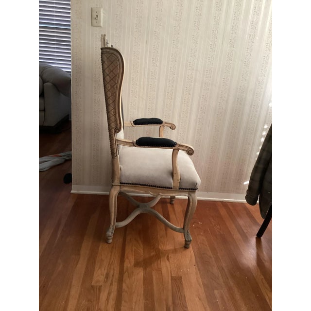 Late 19th Century Suede Armchair For Sale In Los Angeles - Image 6 of 12