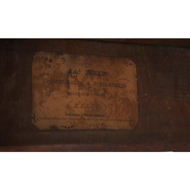 Large Antique 19th Century Cuban Mahogany Dining Table by James Mein For Sale - Image 11 of 13