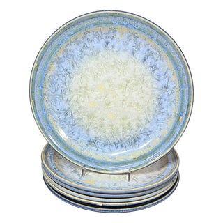Winter Frost Plates- Set of Six For Sale