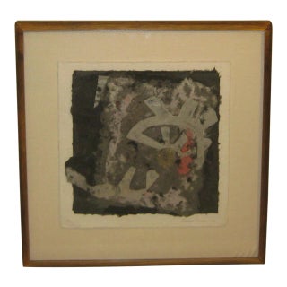 1986 Abstract Paper Collage by Norma Talma For Sale