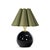 Compact yet striking, the Giorgio Mini Table Lamp is anchored by hand-blown black glass. Designed for versatility, it...