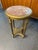 French Louis XVI Inset Marble Top Gilded Pedestal For Sale - Image 10 of 12