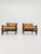 Mid-Century Lounge Chairs and Coffee Table in Leather and Wood by Carl Straub, Germany, 1960s, Set of 3 For Sale - Image 17 of 18