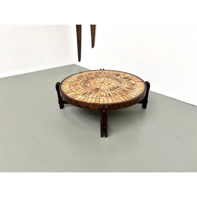 Modern Les Herbiers Coffee Table by Roger Capron for Vallauris, 1960s For Sale - Image 3 of 18