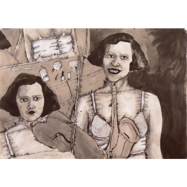 'Preparing for a Recital' by Patricia Torres, 1987, Woman Artist, Michoacán, Mexico City, San Francisco For Sale