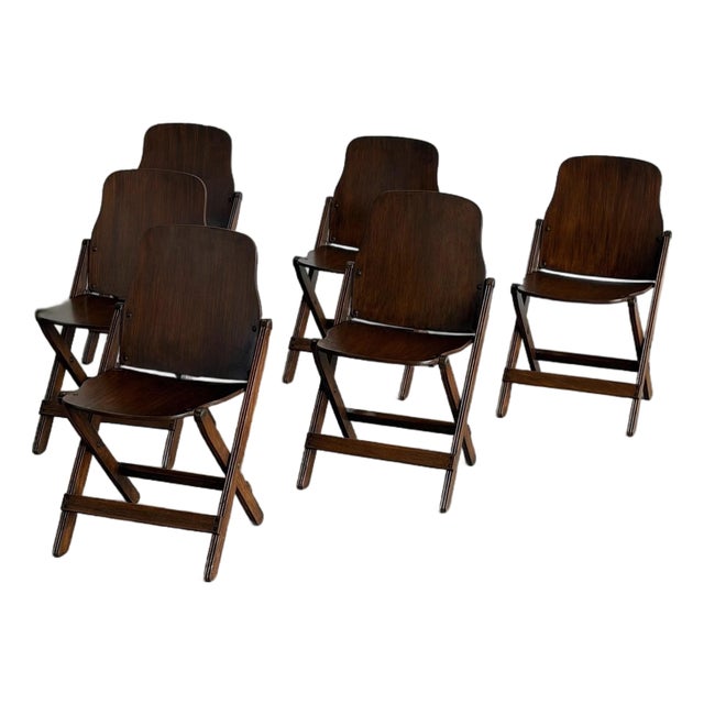 1940s Folding Chairs by American Seating Company For Sale