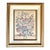 Robert Furber “12 Months of Flowers, July” Vintage Print, Gold Wood Frame For Sale