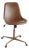 Tyler Bi Cast Leather Molded Office Chair. For Sale