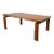 Vintage Scandinavian Modern Solid Teak Rectangular Coffee Table Style of Westnofa Norway For Sale