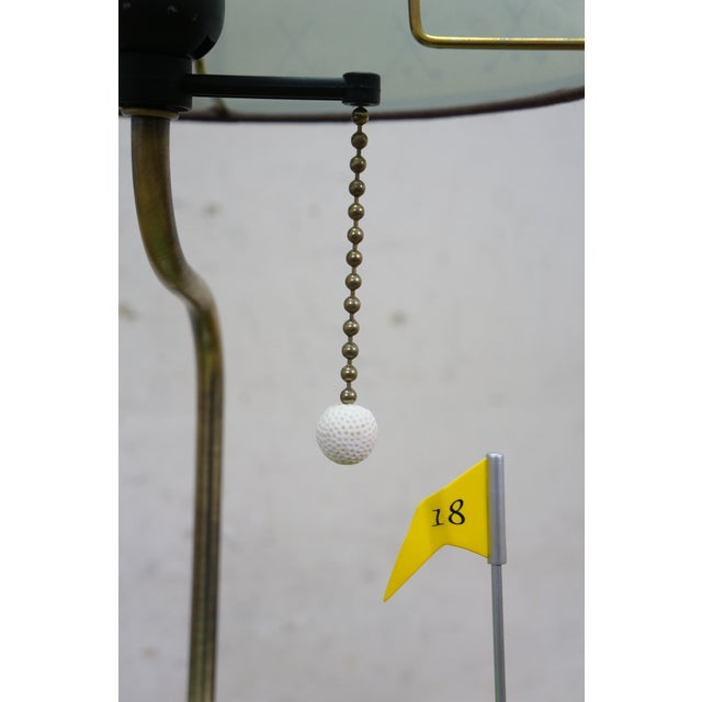 Plastic Vintage King American Animated Golf Putter 18th Hole for Birdie Table Lamp 19" For Sale - Image 7 of 16
