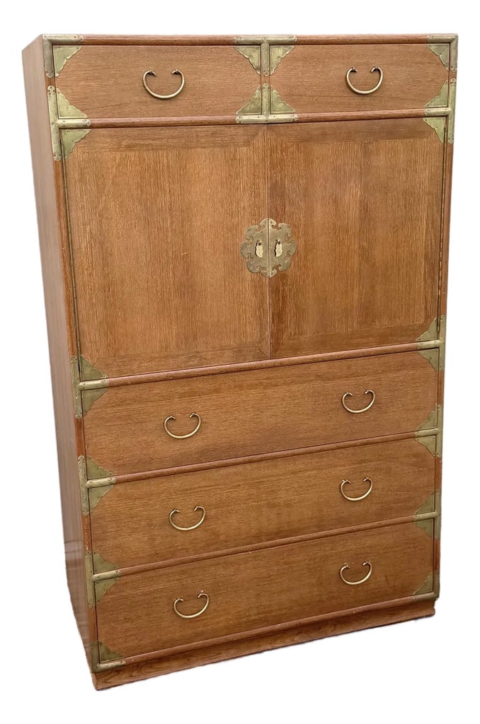 Vintage Teak Armoires Wardrobes and Linen Presses | Chairish