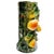 19th-century Austro-Hungarian majolica tree trunk vase by Josef Strnact (c. 1890) modeled in high relief to resemble a...