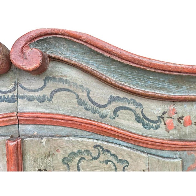 Painted Tyrolean Wardrobe in Fir For Sale - Image 18 of 18