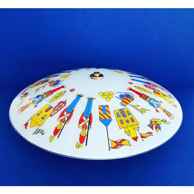 Midcentury Toy Soldiers Flush Light Chairish