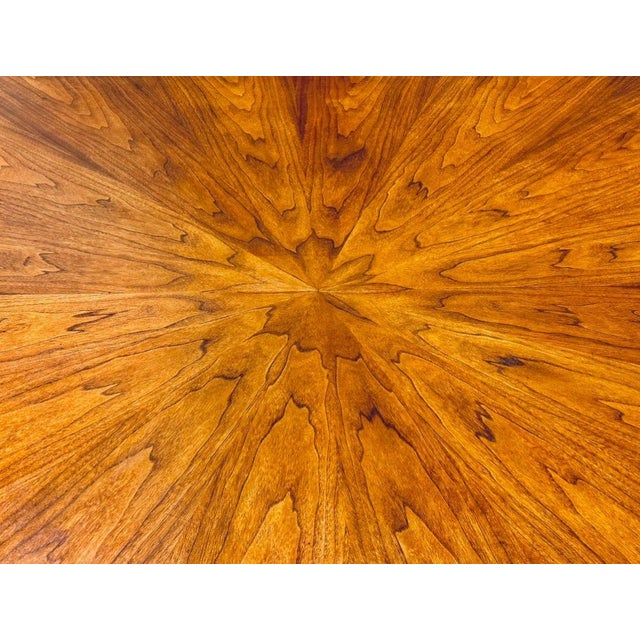 Florence Knoll Style Stow Davis Knife Edge Dining Table W/Bronze Base, 1960 For Sale - Image 4 of 5